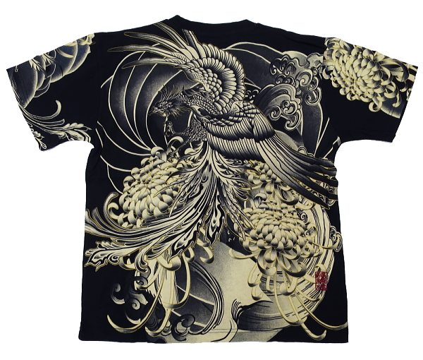 和柄半袖Tシャツ 和柄半袖Tシャツ 九尾の狐